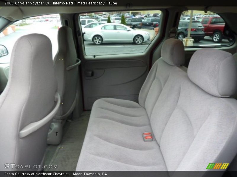 Inferno Red Tinted Pearlcoat / Taupe 2003 Chrysler Voyager LX
