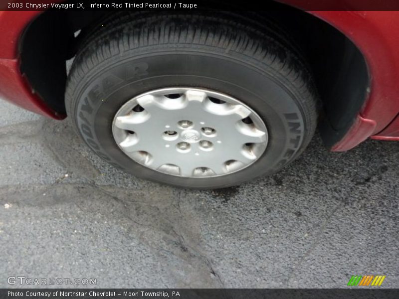Inferno Red Tinted Pearlcoat / Taupe 2003 Chrysler Voyager LX