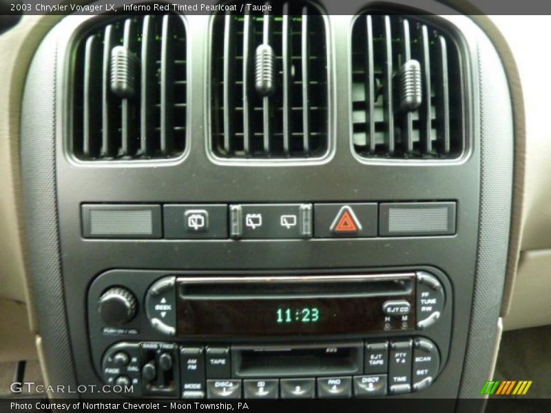 Inferno Red Tinted Pearlcoat / Taupe 2003 Chrysler Voyager LX