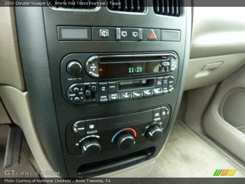 Inferno Red Tinted Pearlcoat / Taupe 2003 Chrysler Voyager LX