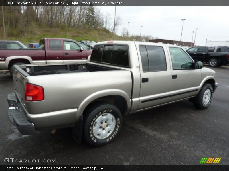  2001 S10 LS Crew Cab 4x4 Light Pewter Metallic