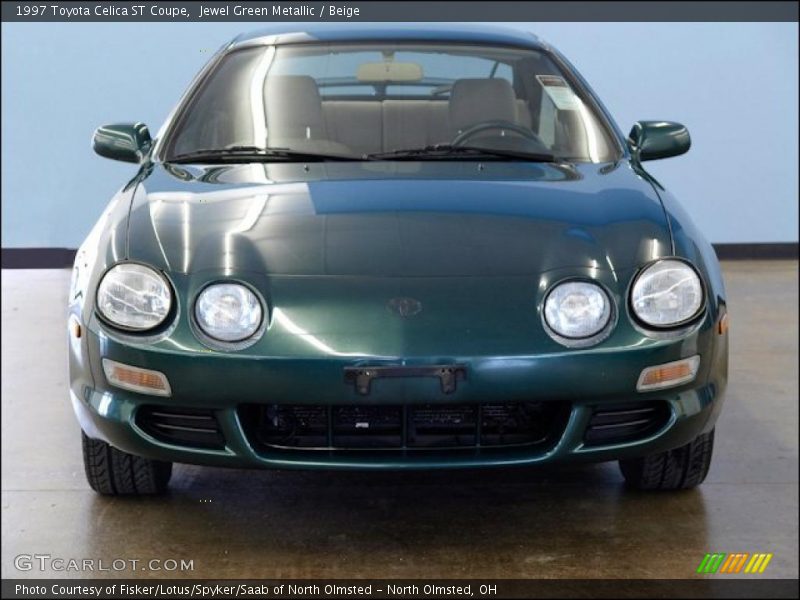 Jewel Green Metallic / Beige 1997 Toyota Celica ST Coupe