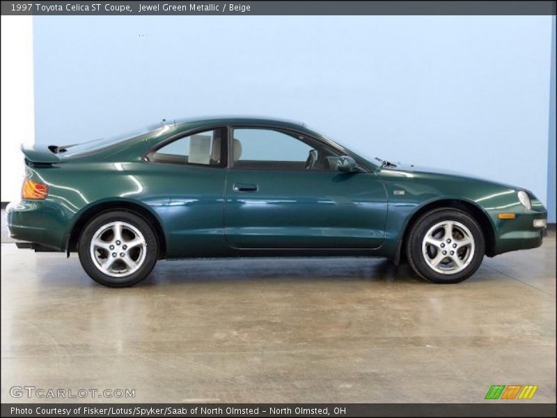 Jewel Green Metallic / Beige 1997 Toyota Celica ST Coupe