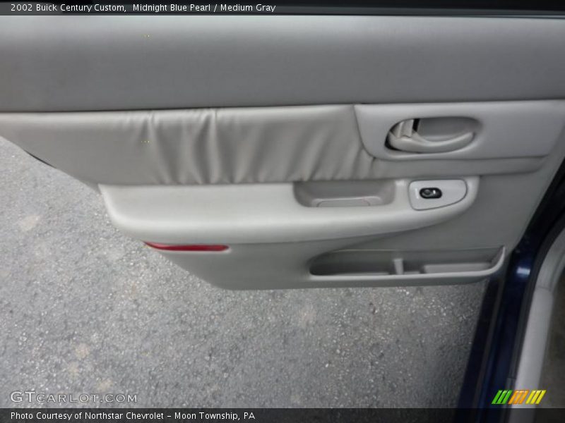 Midnight Blue Pearl / Medium Gray 2002 Buick Century Custom