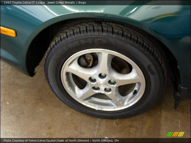 Jewel Green Metallic / Beige 1997 Toyota Celica ST Coupe