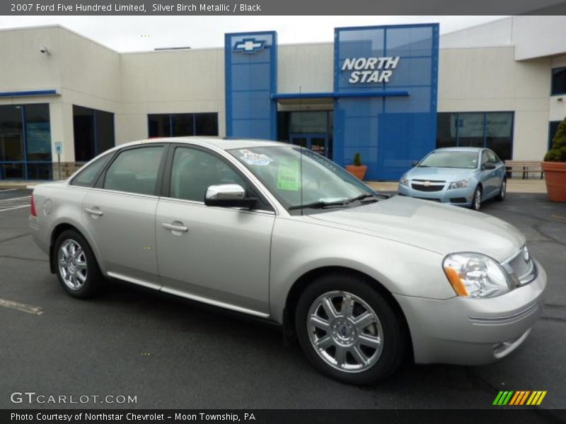 Silver Birch Metallic / Black 2007 Ford Five Hundred Limited