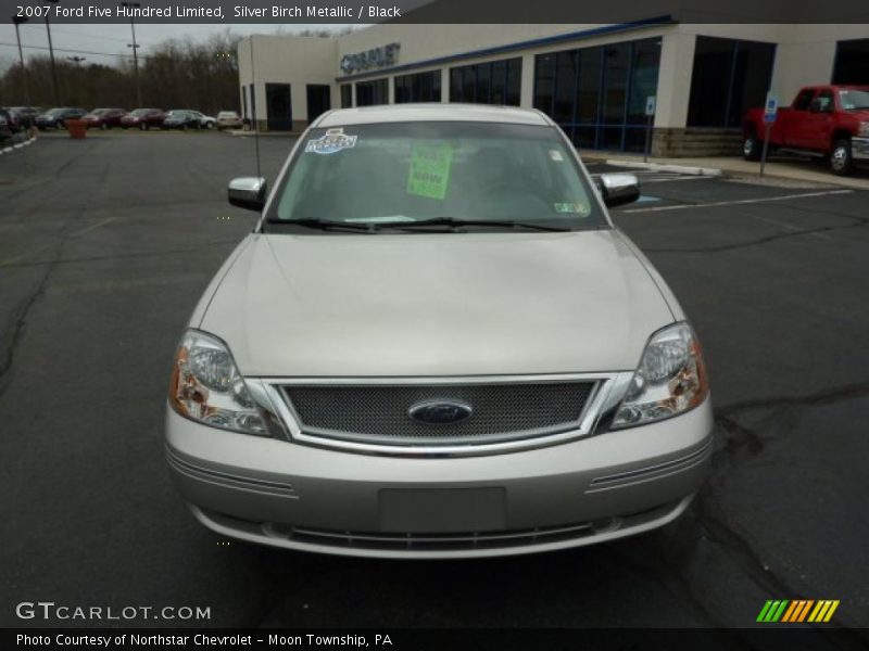 Silver Birch Metallic / Black 2007 Ford Five Hundred Limited