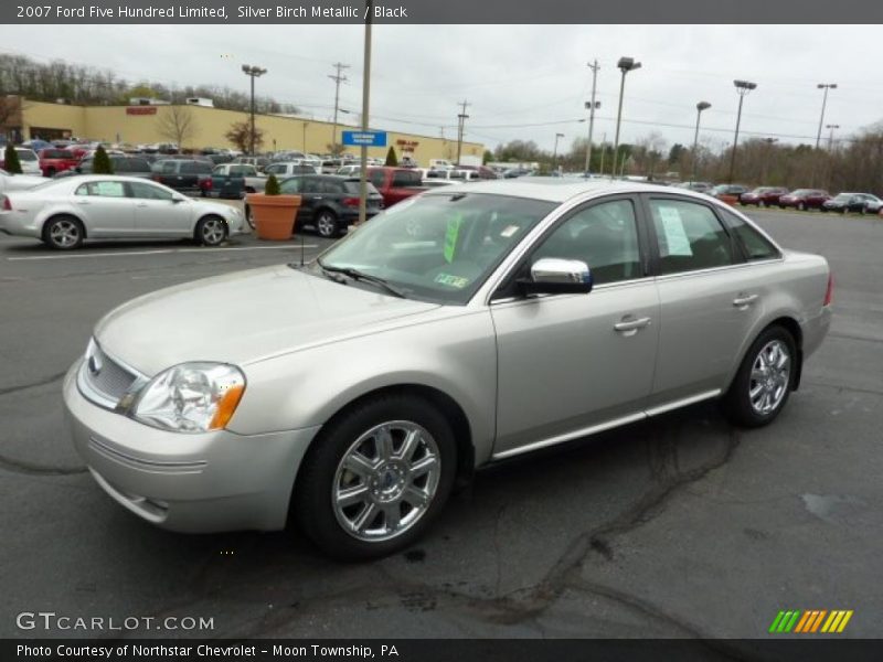 Silver Birch Metallic / Black 2007 Ford Five Hundred Limited