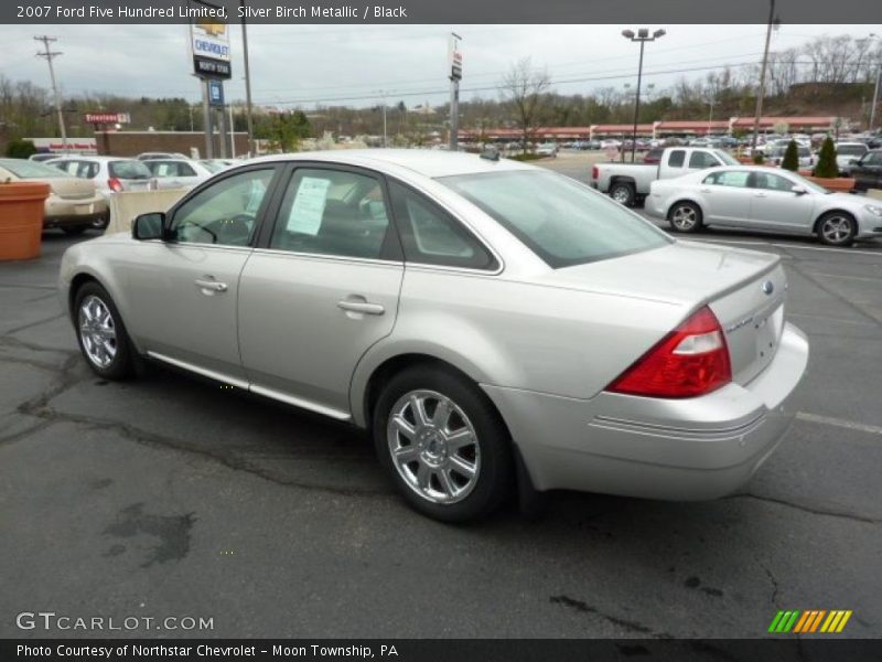 Silver Birch Metallic / Black 2007 Ford Five Hundred Limited