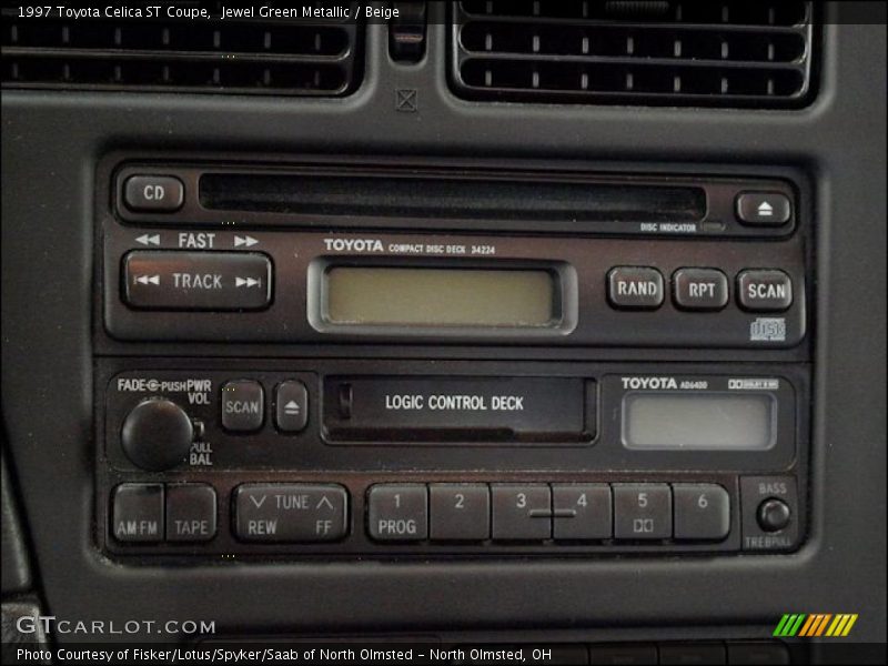 Controls of 1997 Celica ST Coupe