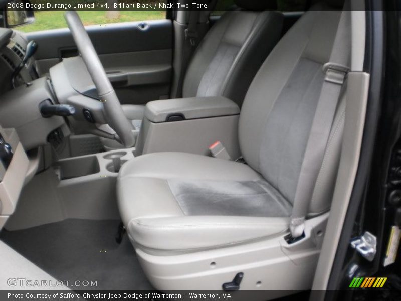 Brilliant Black / Khaki Two-Tone 2008 Dodge Durango Limited 4x4