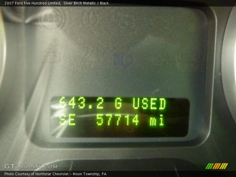 Silver Birch Metallic / Black 2007 Ford Five Hundred Limited