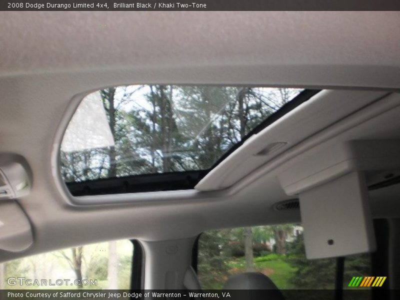 Brilliant Black / Khaki Two-Tone 2008 Dodge Durango Limited 4x4