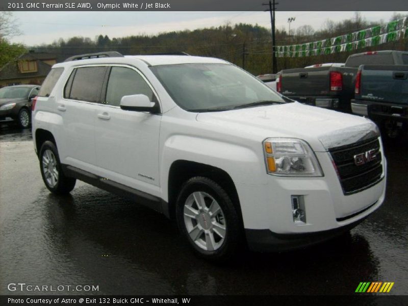 Olympic White / Jet Black 2011 GMC Terrain SLE AWD