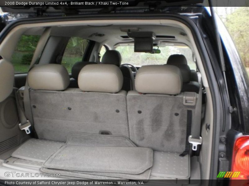 Brilliant Black / Khaki Two-Tone 2008 Dodge Durango Limited 4x4