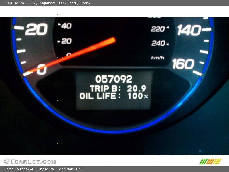 Nighthawk Black Pearl / Ebony 2008 Acura TL 3.2
