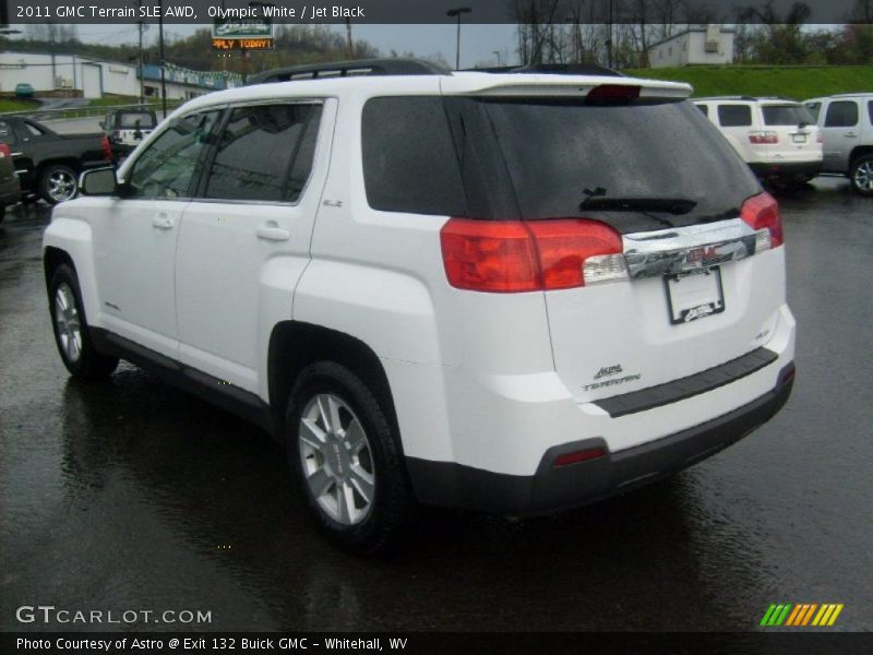 Olympic White / Jet Black 2011 GMC Terrain SLE AWD