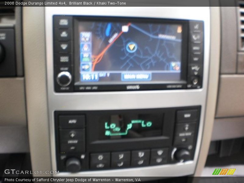 Brilliant Black / Khaki Two-Tone 2008 Dodge Durango Limited 4x4
