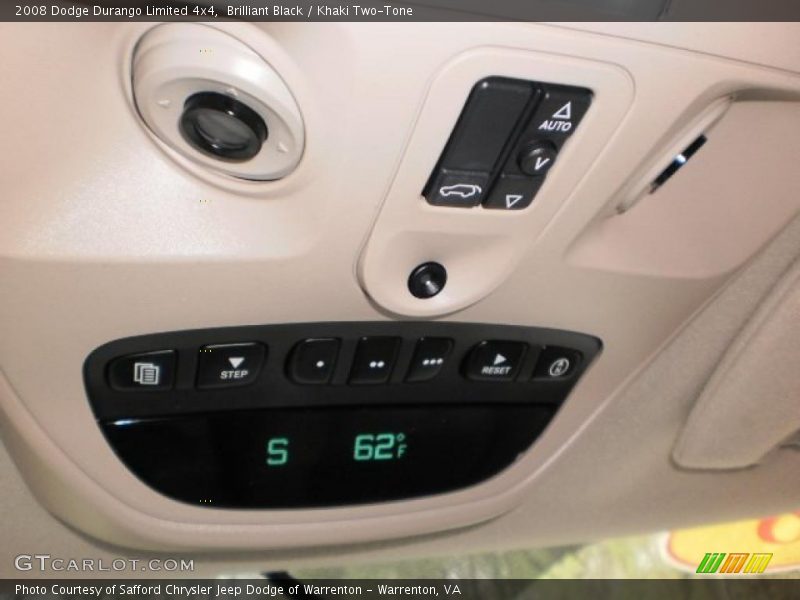 Brilliant Black / Khaki Two-Tone 2008 Dodge Durango Limited 4x4
