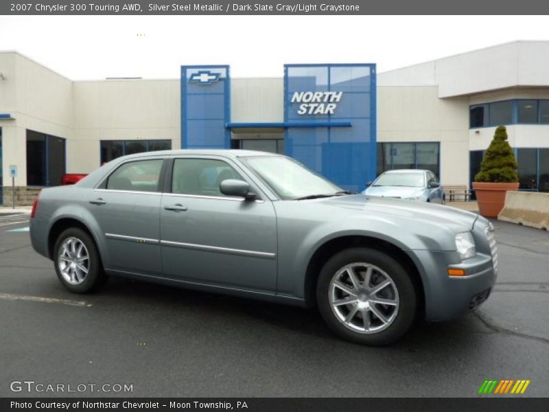 Silver Steel Metallic / Dark Slate Gray/Light Graystone 2007 Chrysler 300 Touring AWD