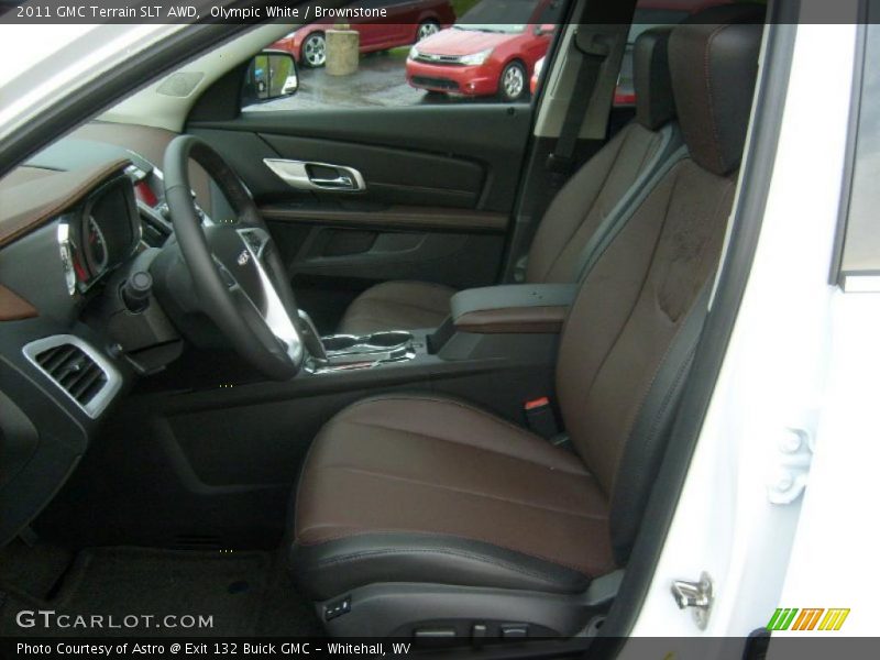  2011 Terrain SLT AWD Brownstone Interior