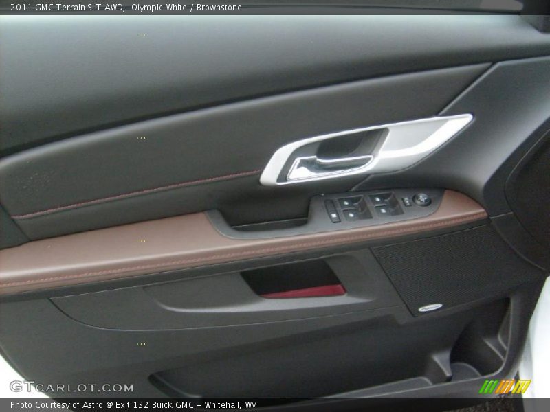 Olympic White / Brownstone 2011 GMC Terrain SLT AWD