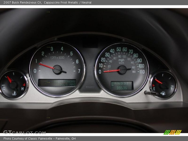 Cappuccino Frost Metallic / Neutral 2007 Buick Rendezvous CX