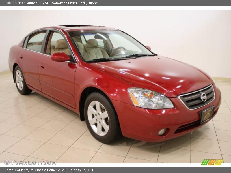 Sonoma Sunset Red / Blond 2003 Nissan Altima 2.5 SL