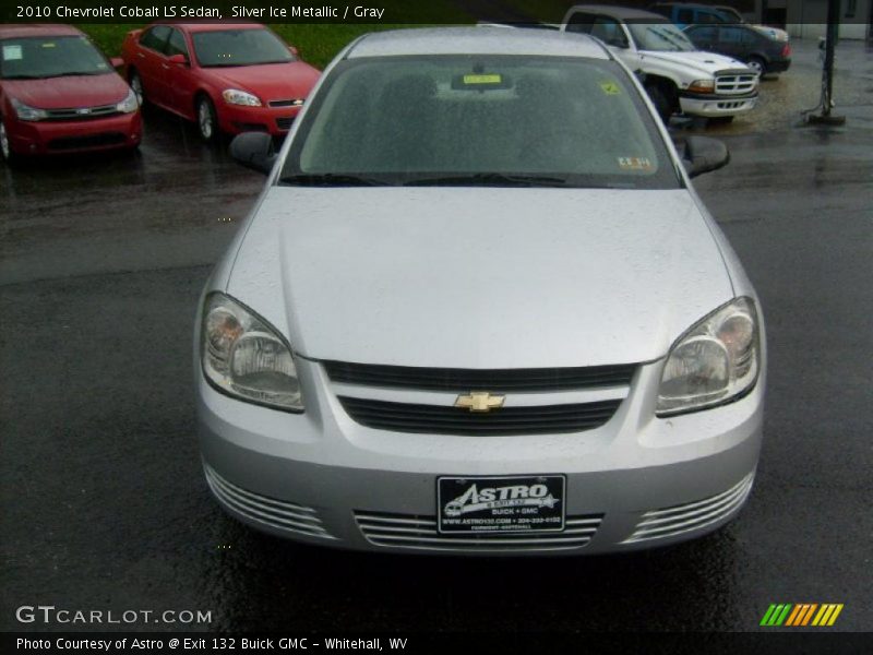 Silver Ice Metallic / Gray 2010 Chevrolet Cobalt LS Sedan