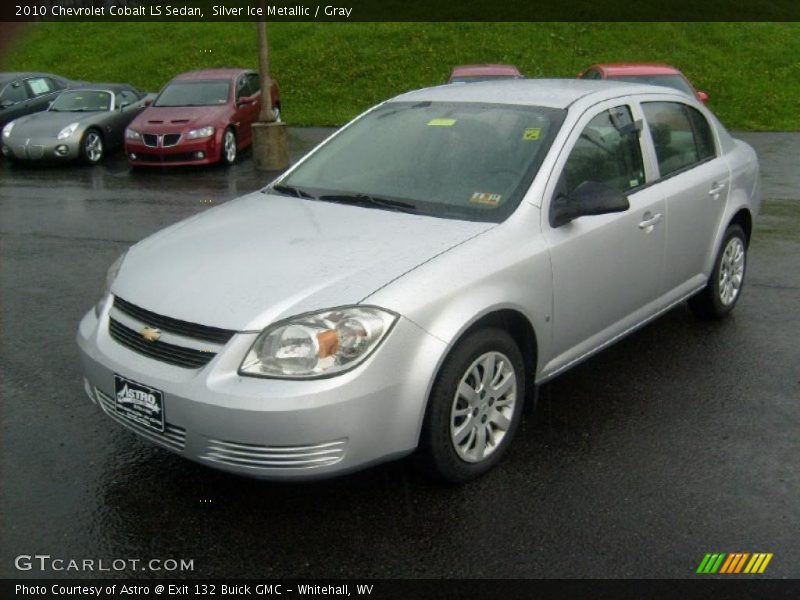 Silver Ice Metallic / Gray 2010 Chevrolet Cobalt LS Sedan