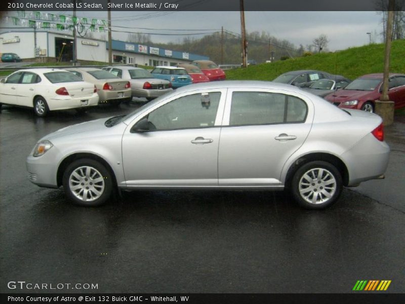 Silver Ice Metallic / Gray 2010 Chevrolet Cobalt LS Sedan