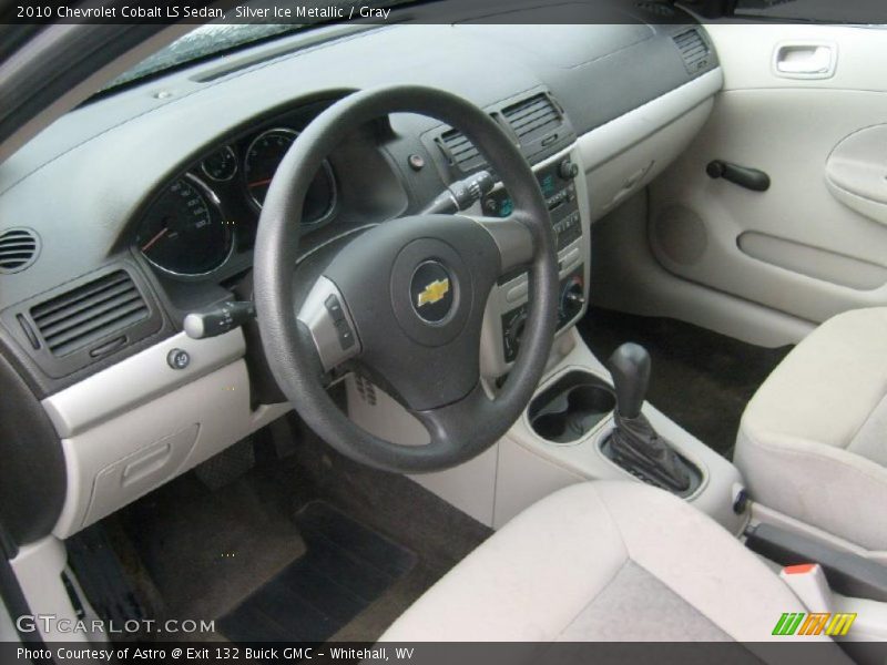 Silver Ice Metallic / Gray 2010 Chevrolet Cobalt LS Sedan