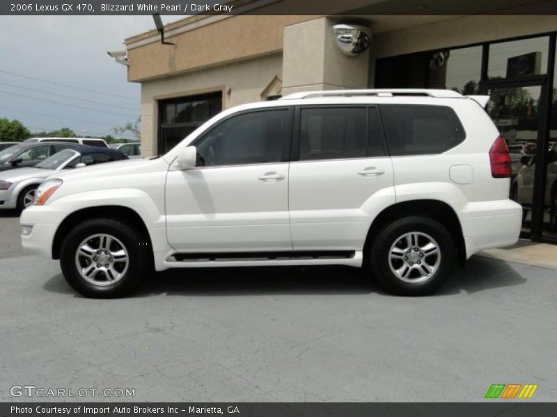 Blizzard White Pearl / Dark Gray 2006 Lexus GX 470
