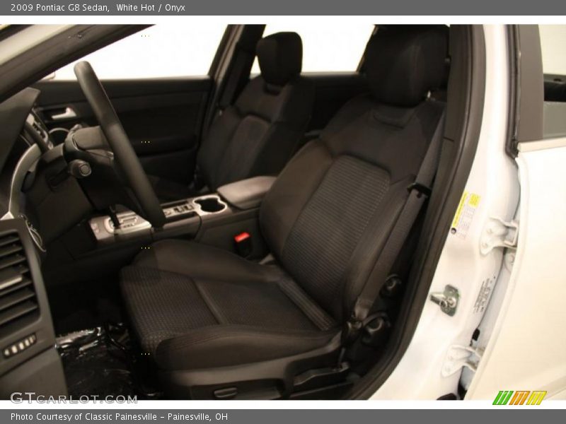  2009 G8 Sedan Onyx Interior