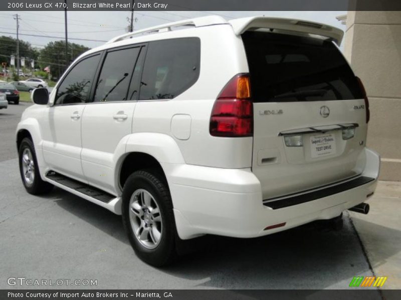 Blizzard White Pearl / Dark Gray 2006 Lexus GX 470
