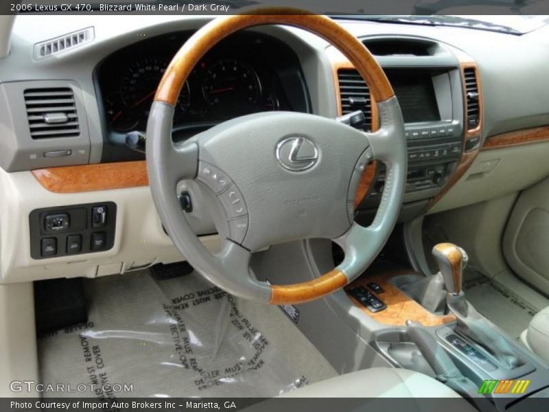 Blizzard White Pearl / Dark Gray 2006 Lexus GX 470