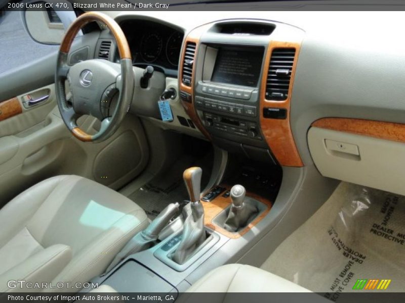 Blizzard White Pearl / Dark Gray 2006 Lexus GX 470