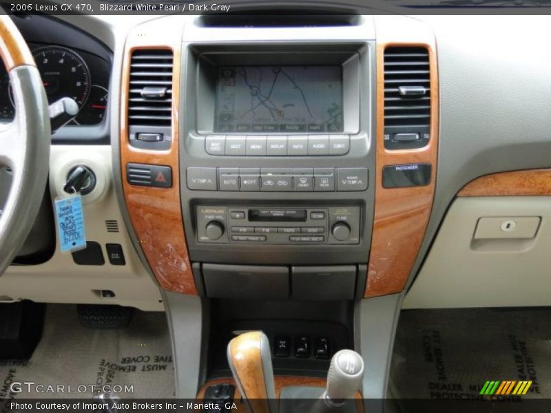 Blizzard White Pearl / Dark Gray 2006 Lexus GX 470