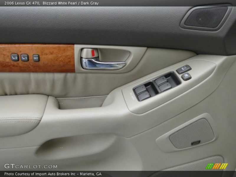 Blizzard White Pearl / Dark Gray 2006 Lexus GX 470