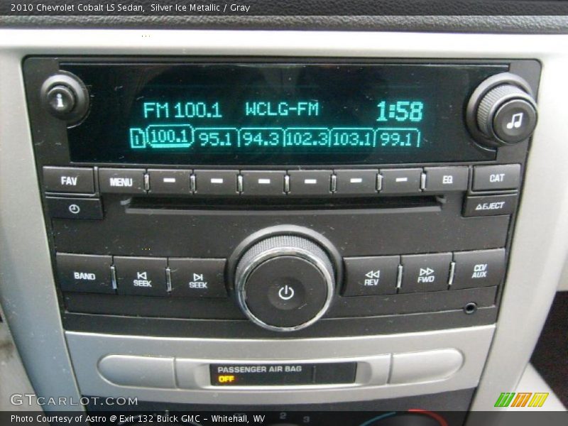 Silver Ice Metallic / Gray 2010 Chevrolet Cobalt LS Sedan