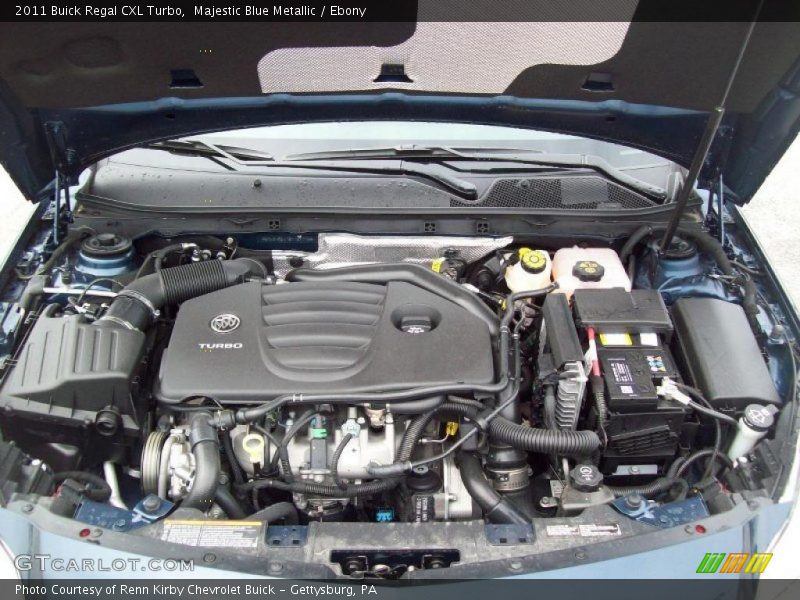 Majestic Blue Metallic / Ebony 2011 Buick Regal CXL Turbo