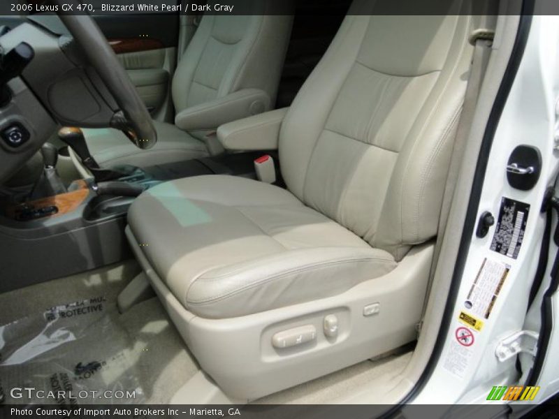 Blizzard White Pearl / Dark Gray 2006 Lexus GX 470
