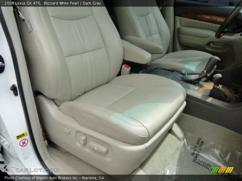 Blizzard White Pearl / Dark Gray 2006 Lexus GX 470