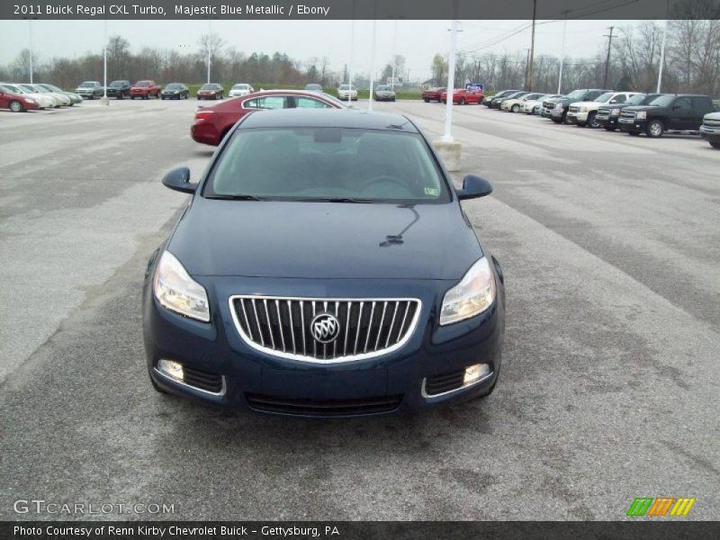 Majestic Blue Metallic / Ebony 2011 Buick Regal CXL Turbo