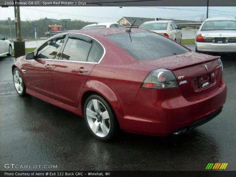  2009 G8 GT Sport Red Metallic