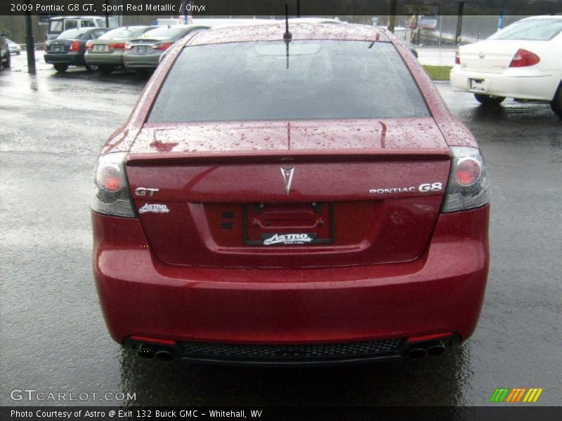 Sport Red Metallic / Onyx 2009 Pontiac G8 GT