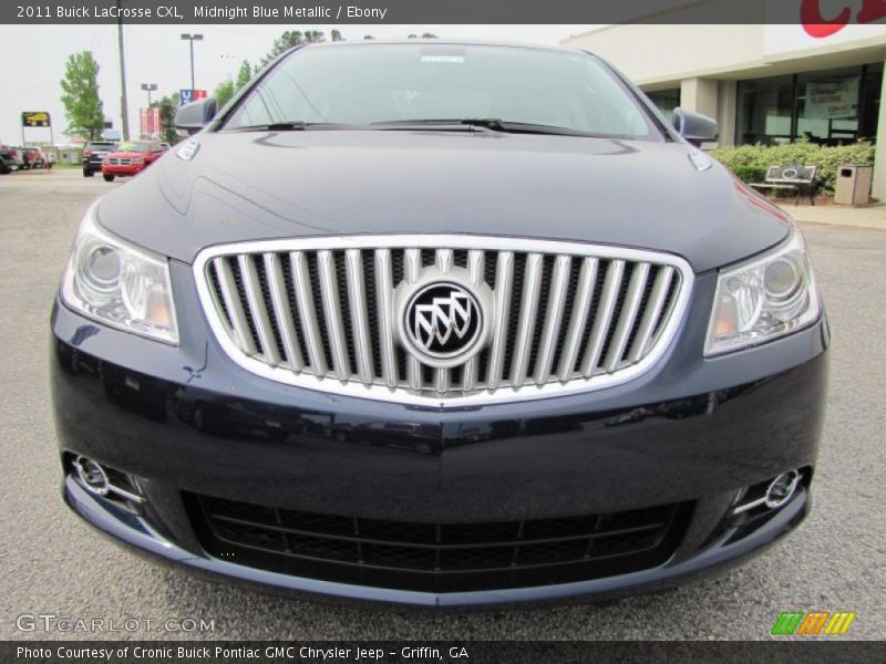 Midnight Blue Metallic / Ebony 2011 Buick LaCrosse CXL