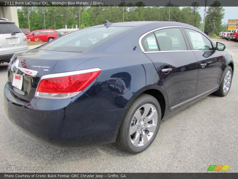 Midnight Blue Metallic / Ebony 2011 Buick LaCrosse CXL