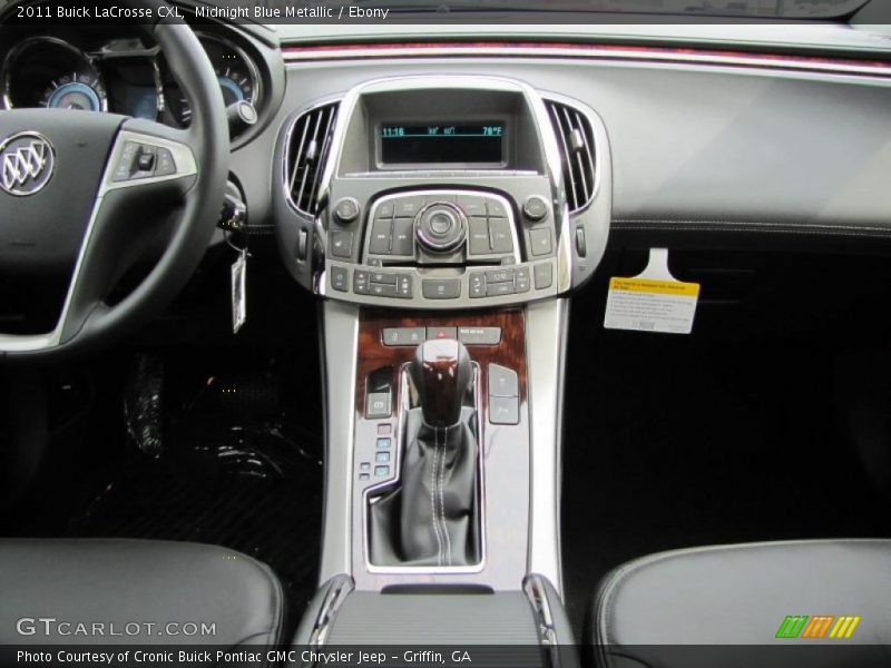 Midnight Blue Metallic / Ebony 2011 Buick LaCrosse CXL