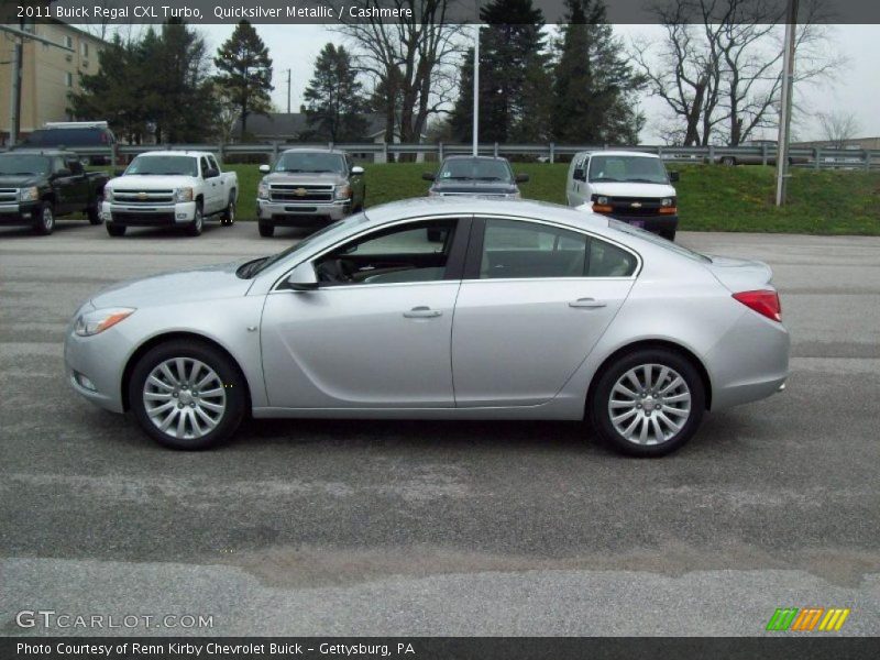 Quicksilver Metallic / Cashmere 2011 Buick Regal CXL Turbo